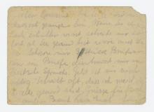 postcard From Crezniak ?, Irena To To her cousin Pockstawski ?, Adolf side 2