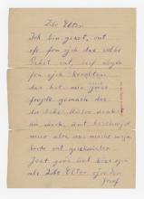 letter from Fuenta (?), Josef To Fuenta, August image 2