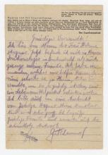 letter From Gut, Edmund To In Poland - Buchenwald image 2