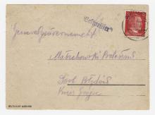 letter From Gut, Edmund To In Poland - Buchenwald image 3