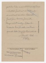 letter From Stend, Antonin To Stendord, Aloisie image 3