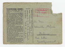 envelope From Dobrowolski, Stanislaus To Dobrowolska, Stephania image 1