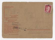 envelope, From: Grym, Johann  To: His parents in Poland image 1