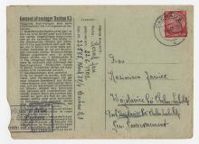 envelope, From: Kozak, Jan To: Kazimiera, Janiec in Poland image 1