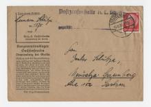 envelope, From: Schultze, Hermann To: Schultze, Guster image 1