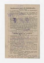 receipt, From: Unknown To: Stejskal, Frantisek  - Mauthausen Various image 6