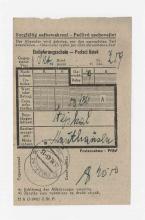 receipt, From: Unknown To: Stejskal, Frantisek  - Mauthausen Various image 11