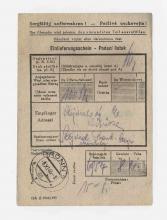 receipt, From: Unknown To: Stejskal, Frantisek  - Mauthausen Various image 19