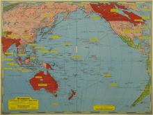 Strategic Pacific War Map.