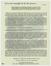 Leaflet, The May 2nd Movement.