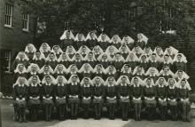 Large group of nurses.