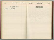 Diary, Vera Brittain dated June 20, 1936.