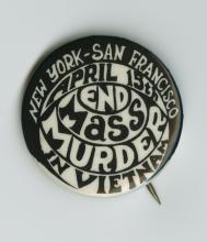 Pin, End Mass Murder in Vietnam.