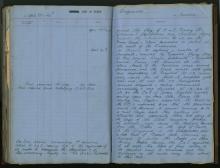 Ship's log, Walter Dennis dated April 23-24, 1915.