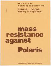 Poster, Mass Resistance Against Polaris.