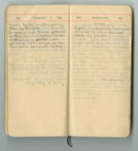 Diary, John Innes Merrylees dated February 23-24, 1917.