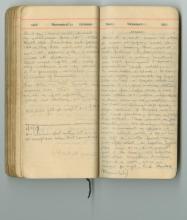 Diary, John Innes Merrylees dated October 31 - November 1, 1917.