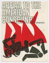 Leaflet, Appeal to the American Conscience, Bertrand Russell.