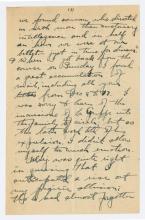 Letter, Bernard Freeman Trotter dated January 10, 1917.