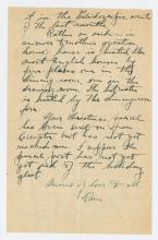 Letter, Bernard Freeman Trotter dated January 10, 1917.