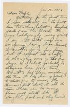 Letter, Bernard Freeman Trotter dated January 10, 1917.