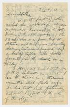 Letter, Bernard Freeman Trotter dated April 21, 1917.