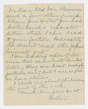 Letter, Ellen Maud Trotter dated May 12, 1917.