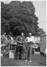 Dick Sheppard with another man, possibly John Barclay.