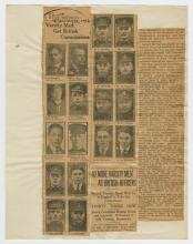 Newspaper clipping dated  February 12, 1916.