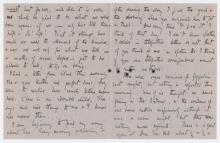 Letter, Vera Brittain dated October 22, 1915.