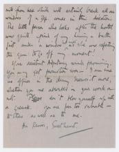 Letter, Vera Brittain dated October 22, 1915.