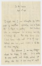 Letter, Roland Leighton dated September 11, 1915.