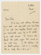 Letter, Roland Leighton dated October 18, 1915.