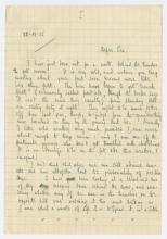 Letter, Roland Leighton dated November 28, 1915.