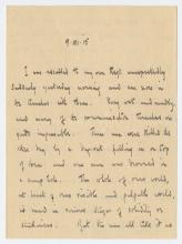 Letter, Roland Leighton dated December 9, 1915.