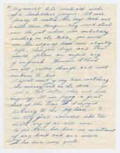 Letter, Francis McDaniel dated May 24, 1942. 