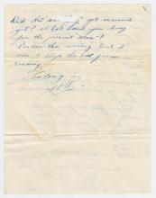 Letter, Francis McDaniel dated May 24, 1942. 