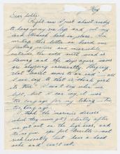 Letter, Francis McDaniel dated May 24, 1942.