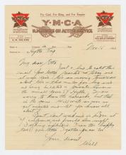 Letter, YMCA dated November 16, 1915.