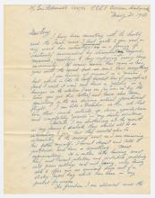 Letter, Eric Aldwinckle dated May 21, 1943.