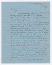 Letter, Eric Aldwinckle dated June 21, 1943.