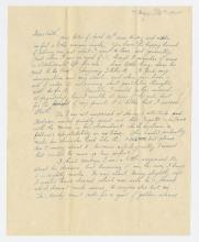 Letter, Eric Aldwinckle dated May 26, 1944.