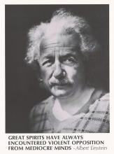 War poster, Albert Einstein.