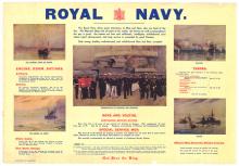 War poster, Royal Navy.