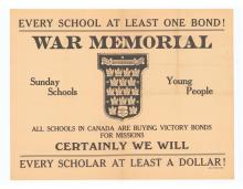 Leaflet, War Memorial.