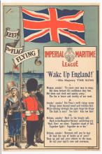 War poster, Imperial Maritime League.