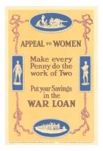 War poster, Appeal to Women.