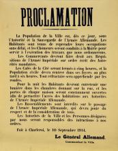 War poster, Le Général Allemand.