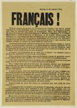 War poster, Français.