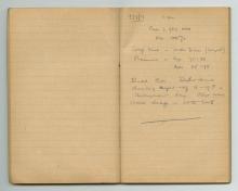 Notebook page dated July 19, 1917.